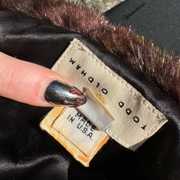 Todd Oldham 90s Faux Fur Hat RARE - Picture 6 of 10